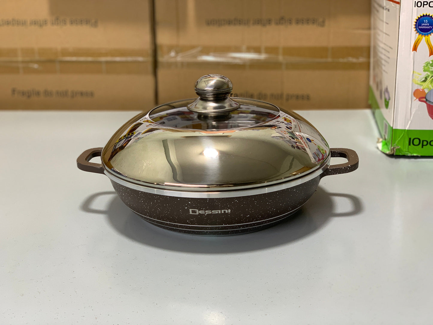 DUBAIZONES™ 10 PCS Dessini Die Cast cookware Set