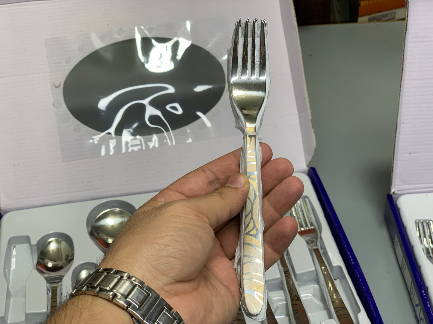DUBAIZONES™ Arshia Stainless Steel Cutlery Set – 53 Piece
