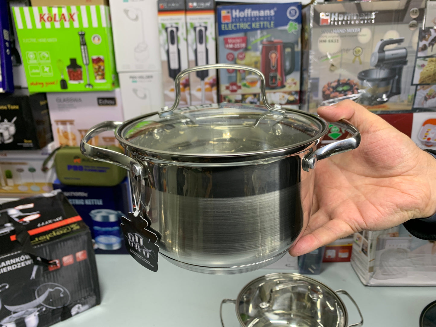 DUBAIZONES™ Zepter Brand 12 Pieces Cookware Set Stainless Steel