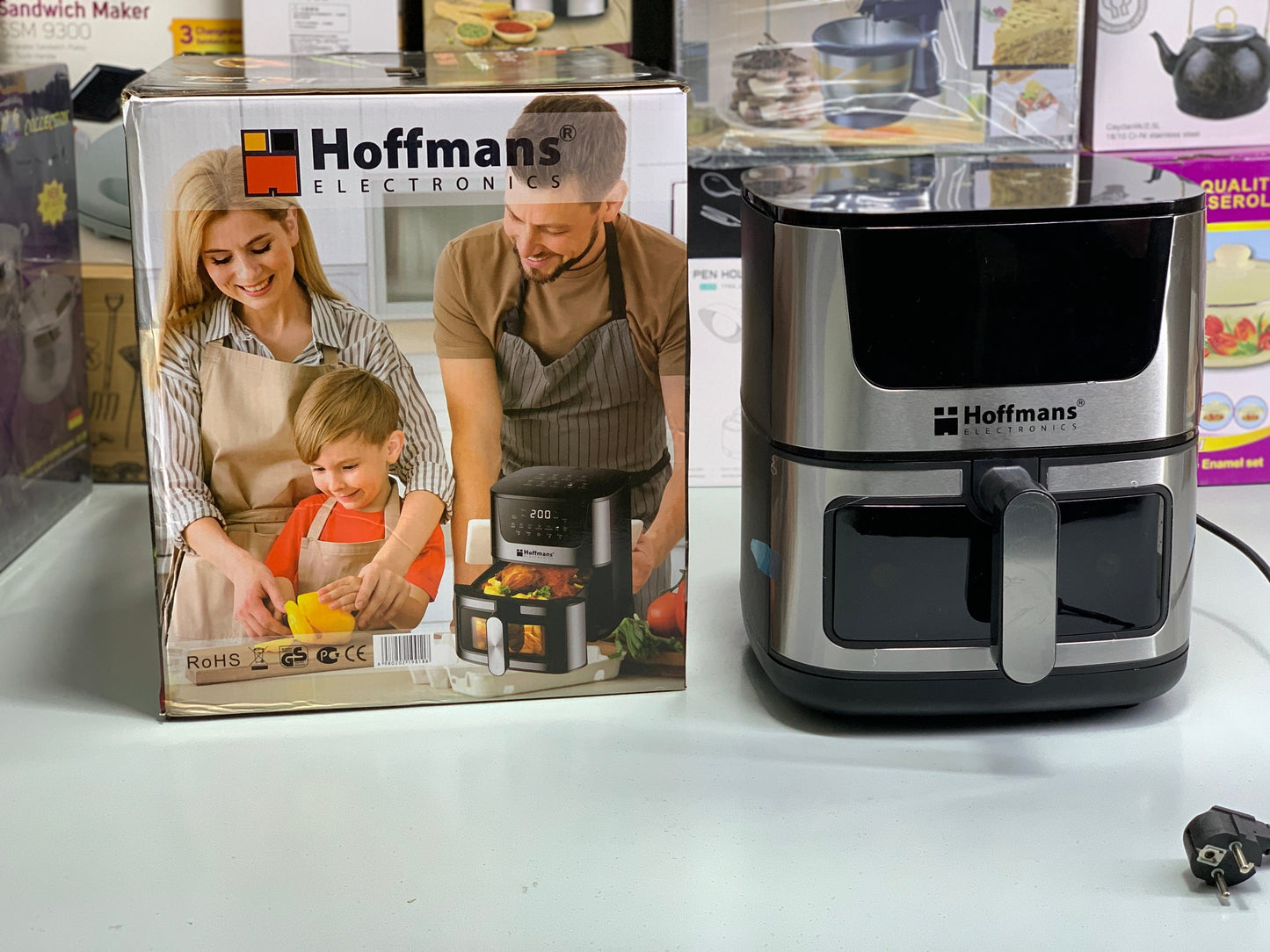 DUBAIZONES™ Hoffmans Electronics Air Fryer 8L 2400w