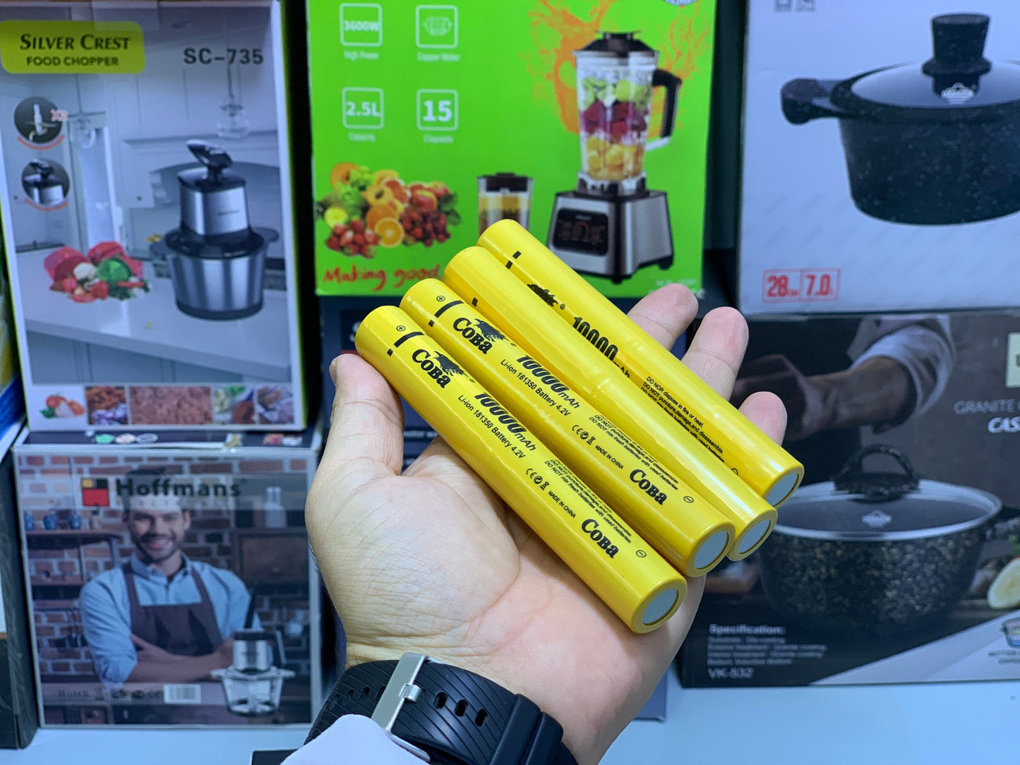 Coba Aluminum Allay Flashlight, Handheld Torch Model: CB-W518