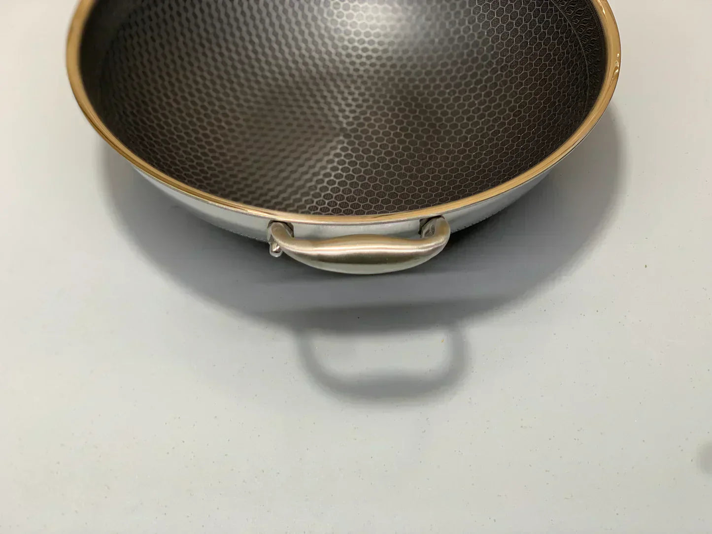 Laser Coating Deep Frying Handi | karahi with Solid Handles