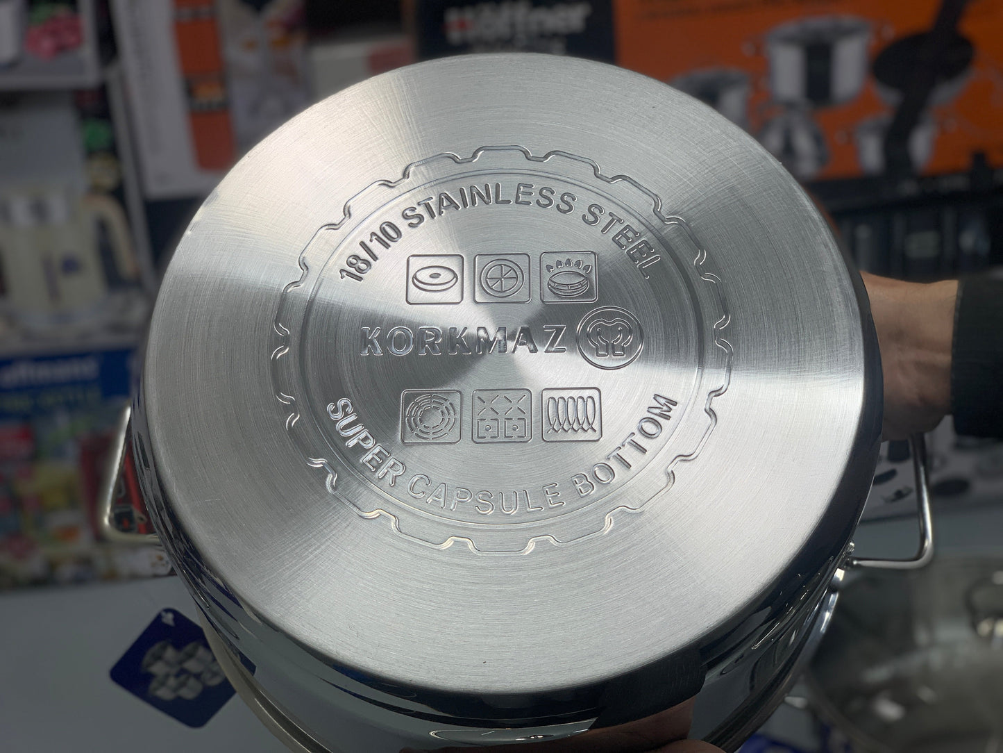 Korkmaz Turkish 🇹🇷 Original 10 Pieces Cookware Set Stainless Steel (LIFE TIME WARRANTY)