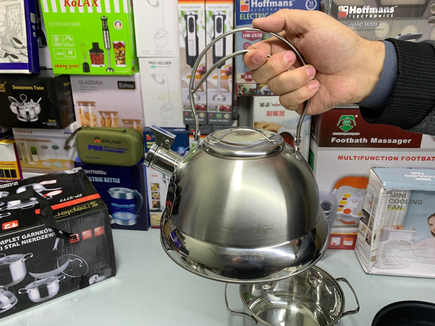 DUBAIZONES™ Zepter Brand 12 Pieces Cookware Set Stainless Steel