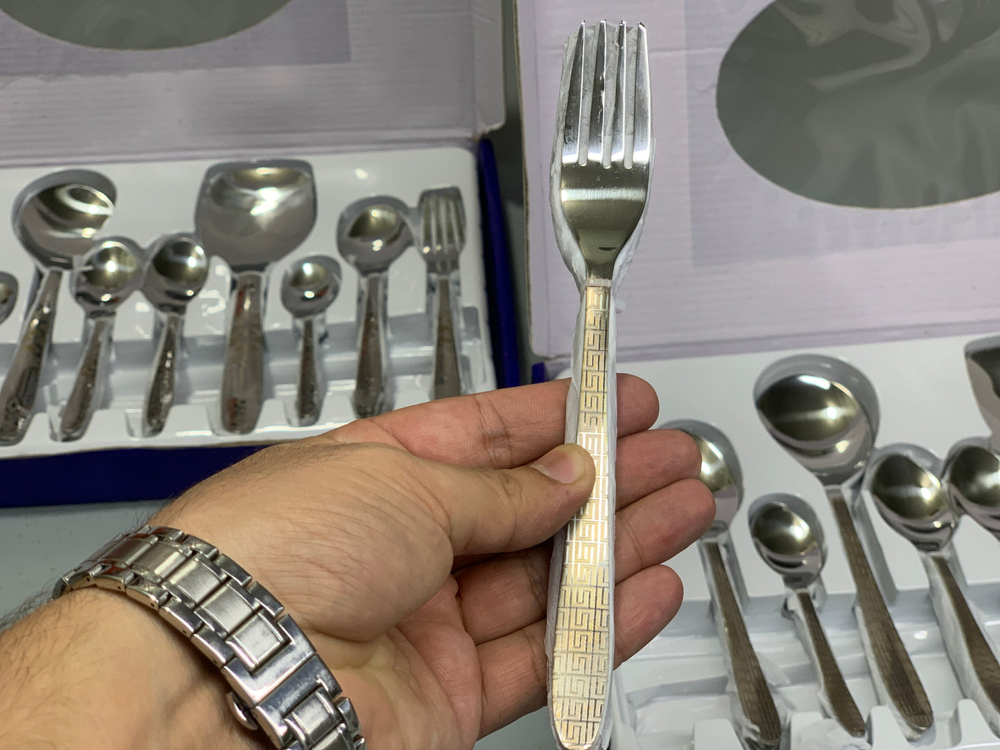 DUBAIZONES™ Arshia Stainless Steel Cutlery Set – 53 Piece
