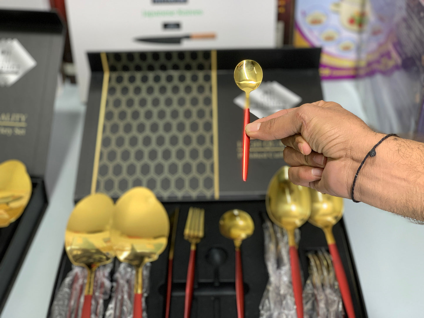 DUBAIZONES™ IMPORT Stainless Steel Cutlery Set 28 Pieces