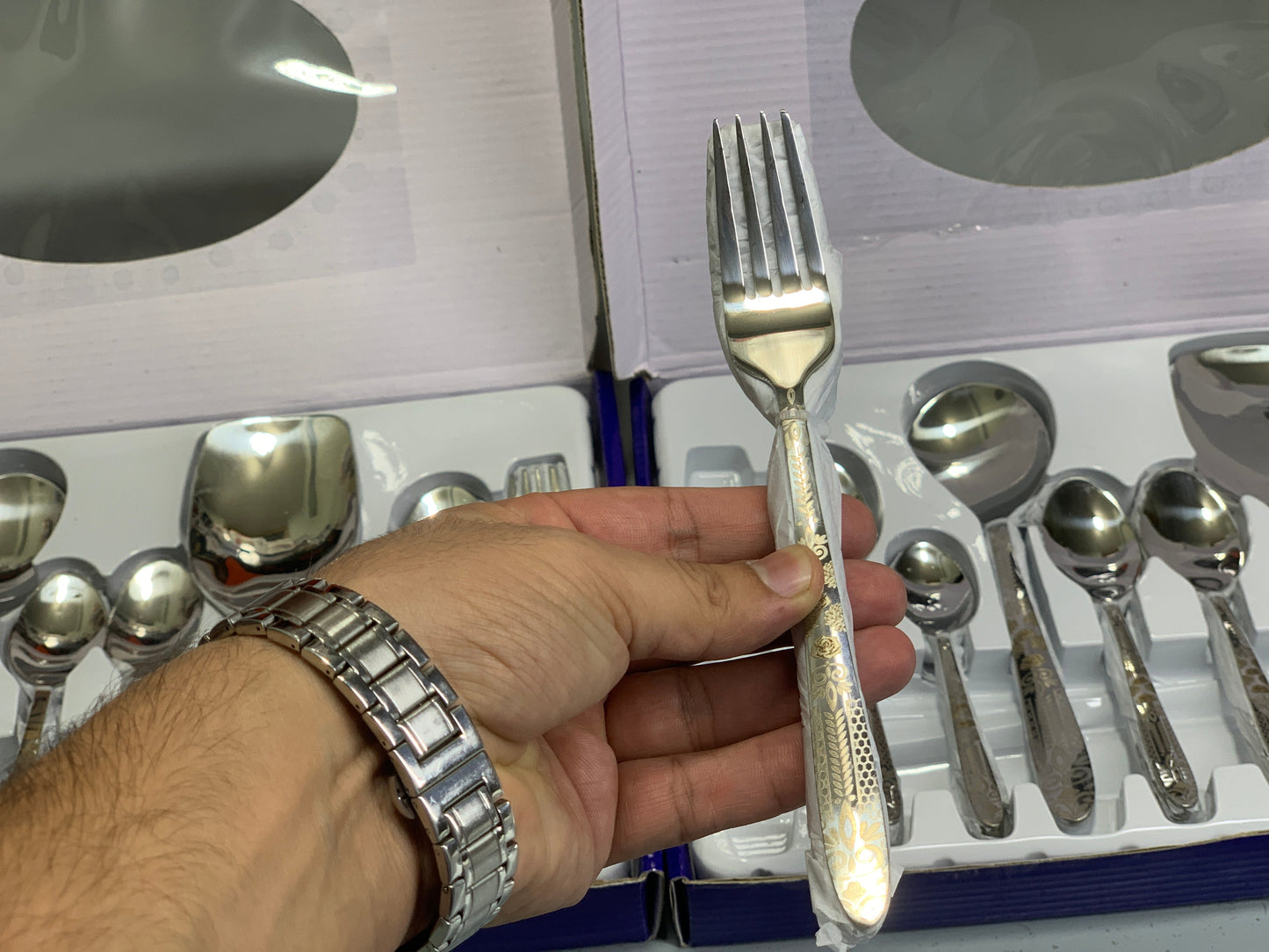 DUBAIZONES™ Arshia Stainless Steel Cutlery Set – 53 Piece