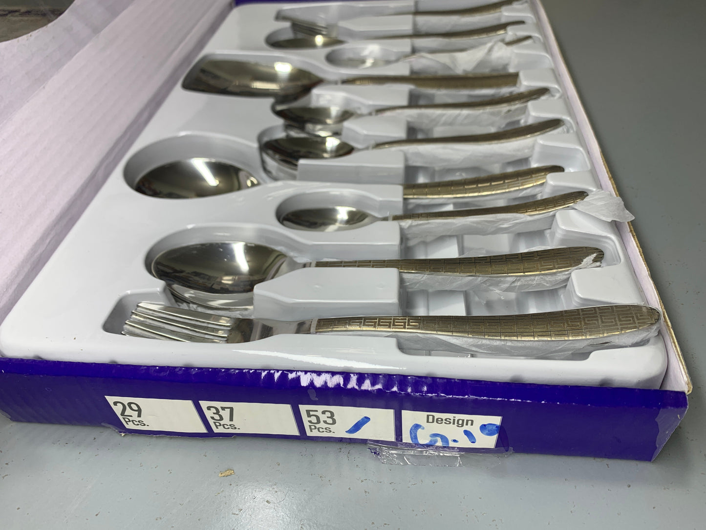DUBAIZONES™ Arshia Stainless Steel Cutlery Set – 53 Piece