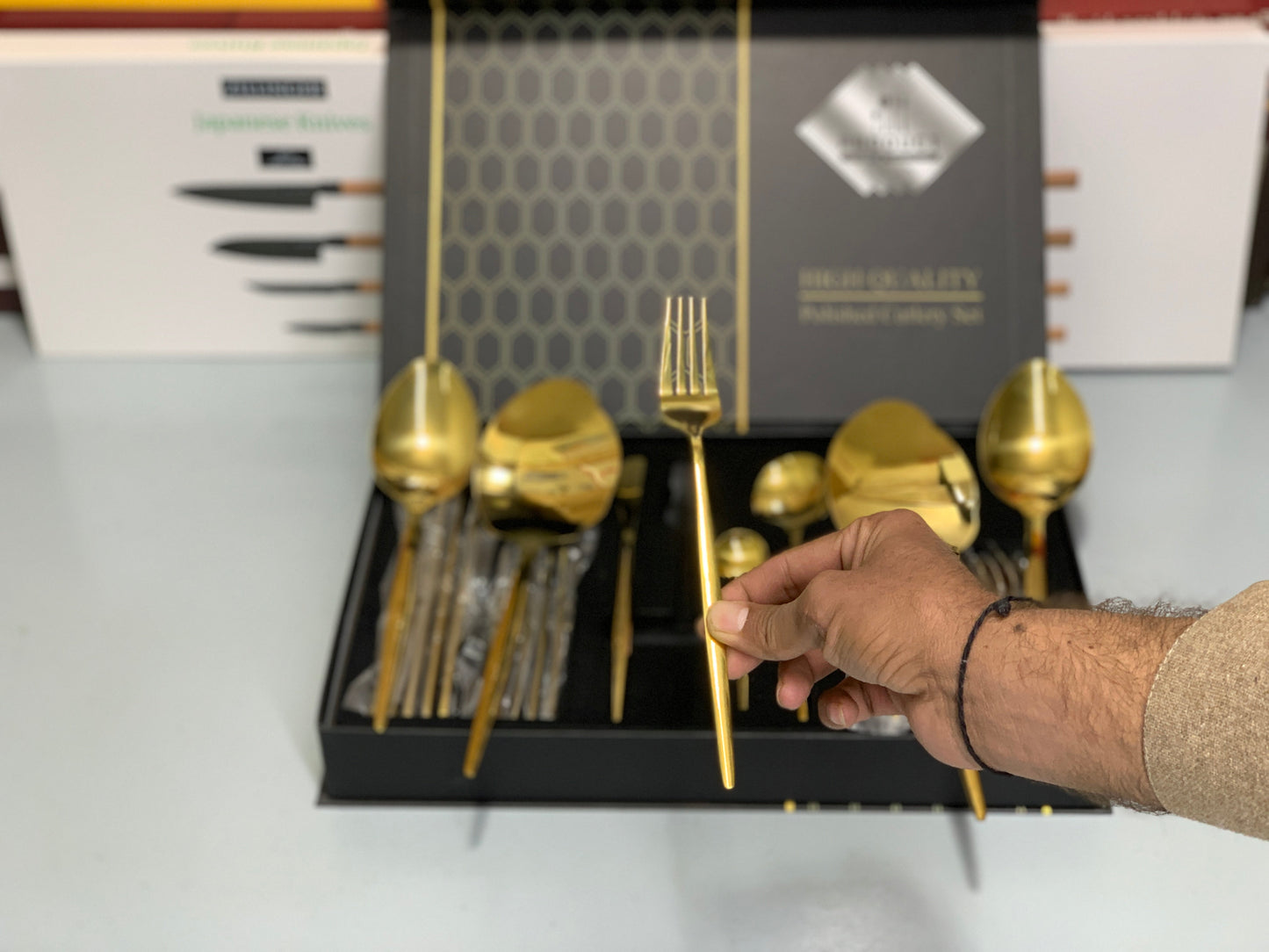 DUBAIZONES™ IMPORT Stainless Steel Cutlery Set 28 Pieces