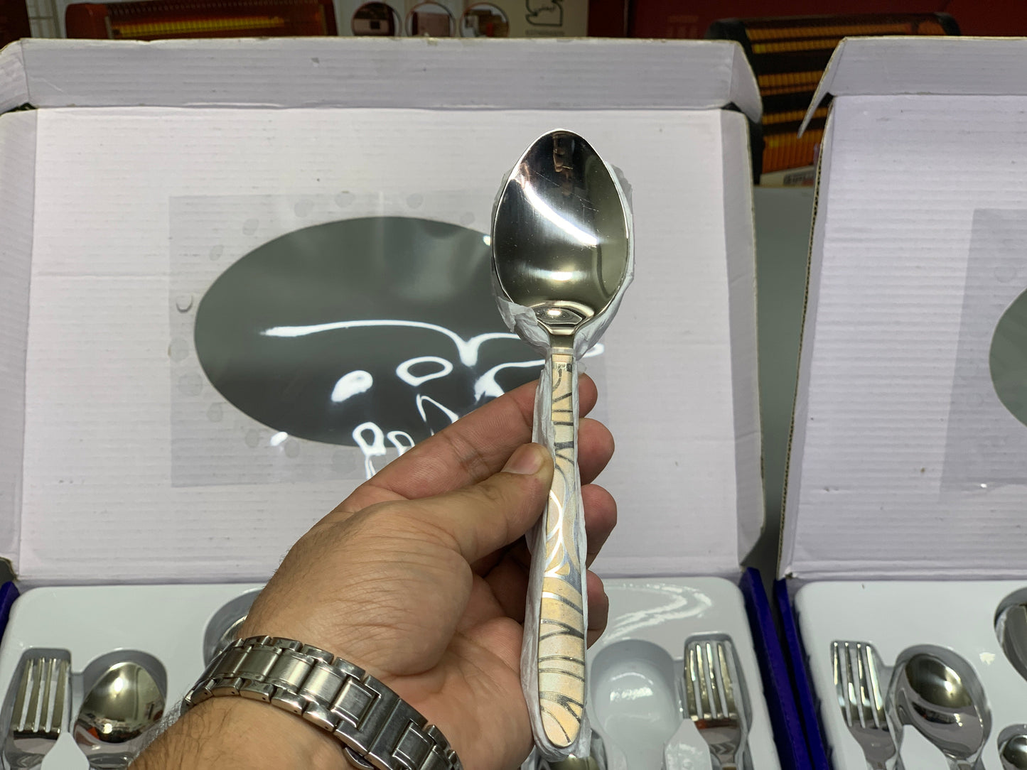 DUBAIZONES™ Arshia Stainless Steel Cutlery Set – 53 Piece
