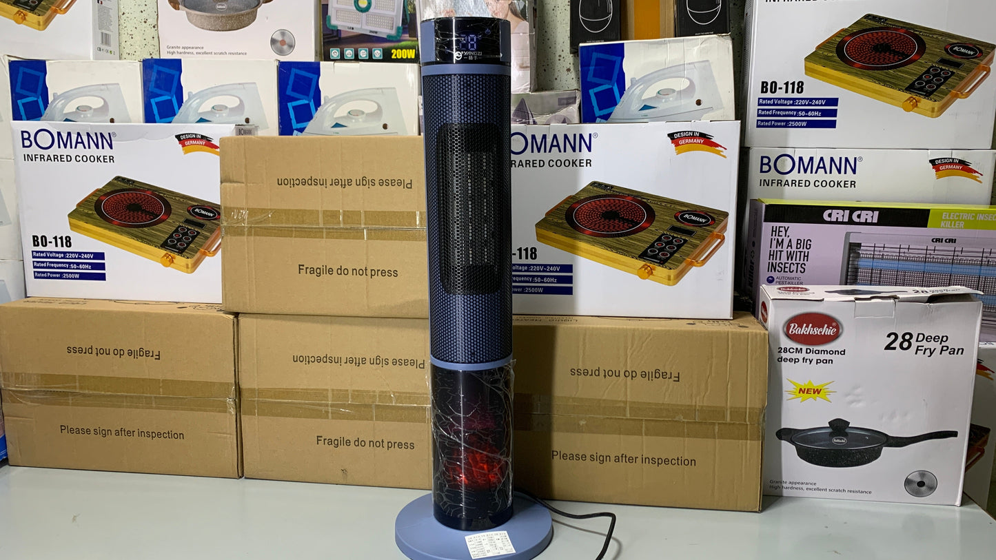 DUBAIZONES™ 3D Flaming Stand Heater – Japanese Quality with Remote Control