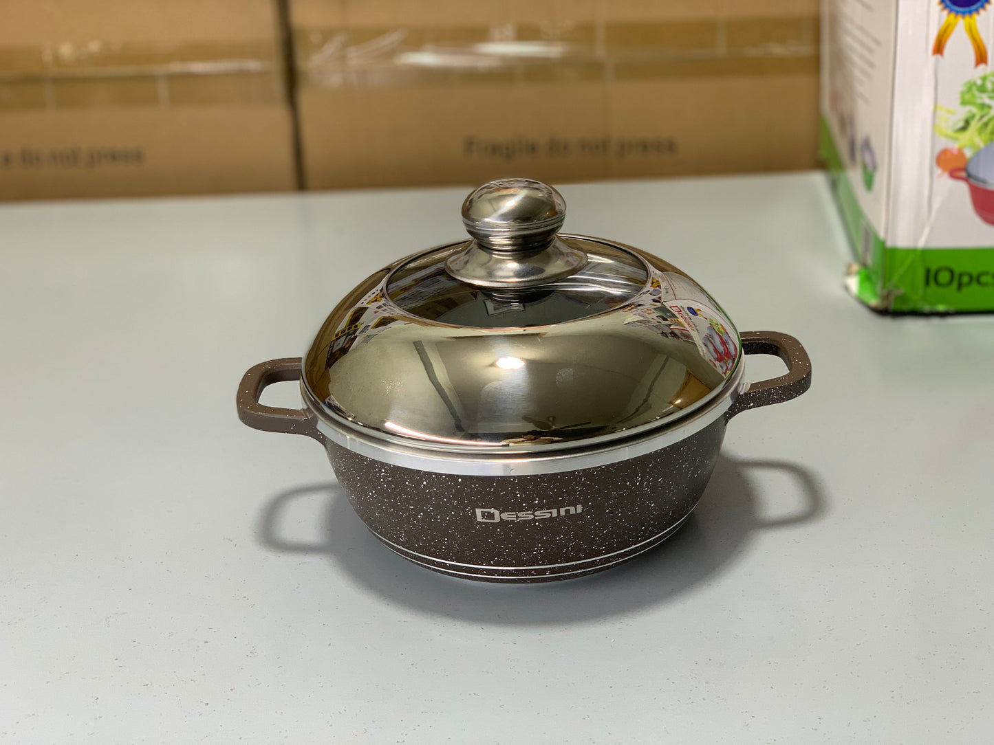 DUBAIZONES™ 10 PCS Dessini Die Cast cookware Set