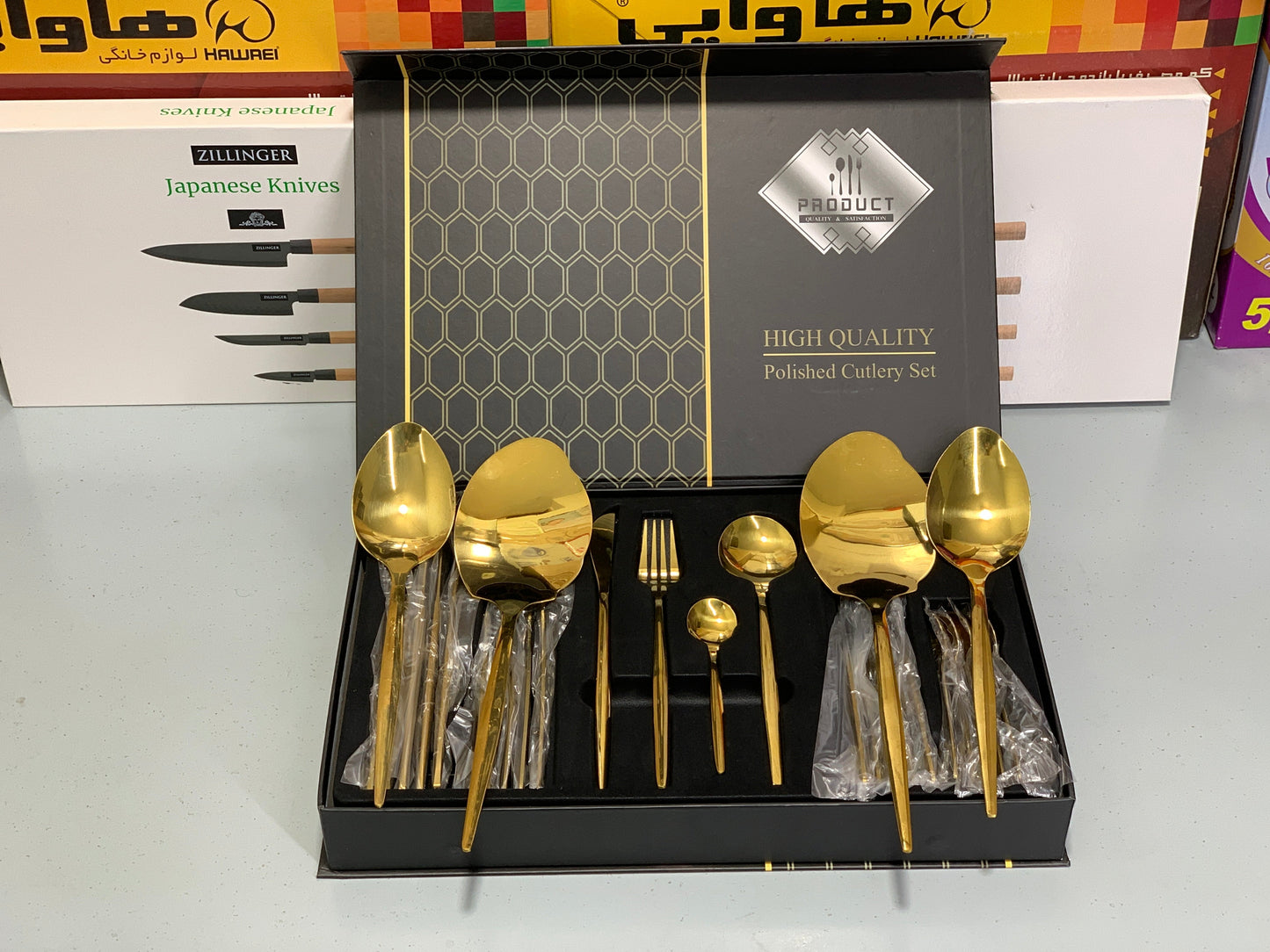 DUBAIZONES™ IMPORT Stainless Steel Cutlery Set 28 Pieces