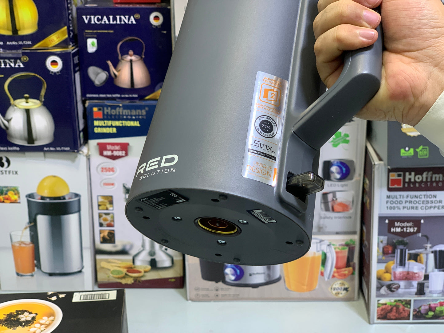 RED Solutions Russian Electric Tea Kettle 1.5L and 1500w