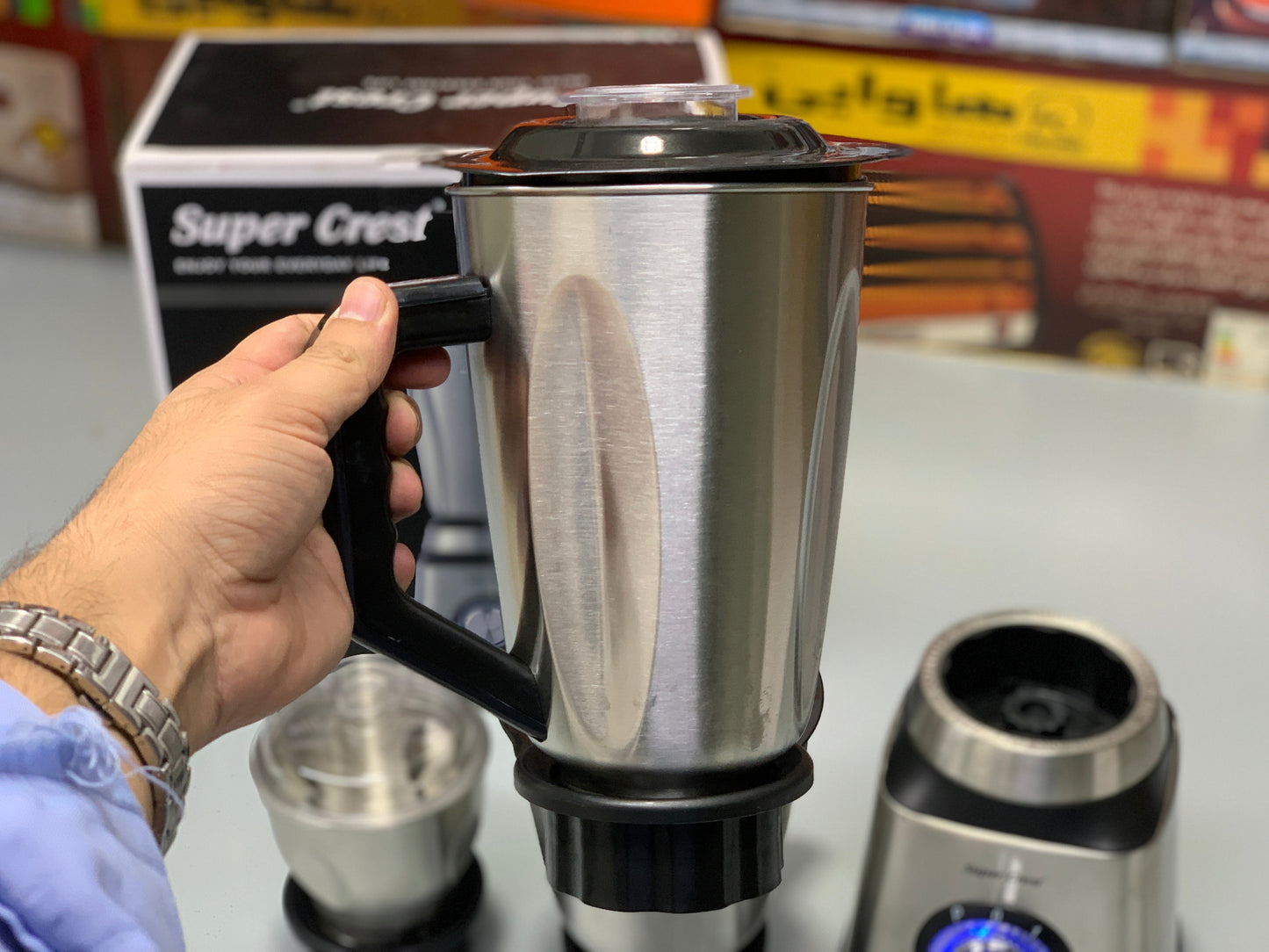 DUBAIZONES™ Super Crest 3 in 1 Juicer ,Blender and Chopper