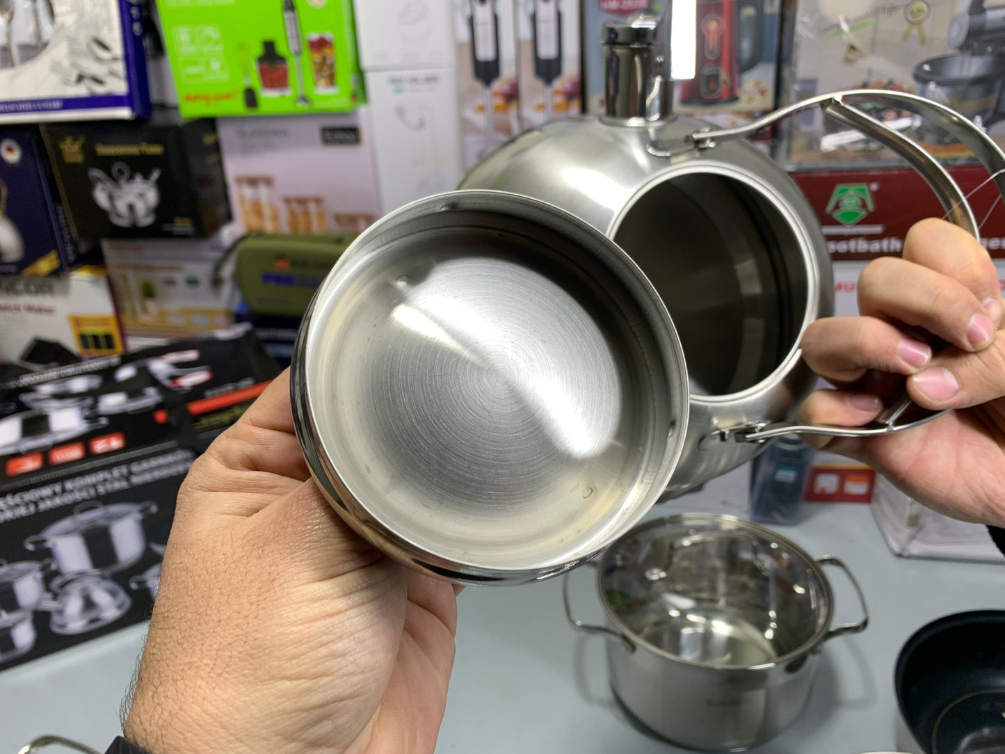 DUBAIZONES™ Zepter Brand 12 Pieces Cookware Set Stainless Steel