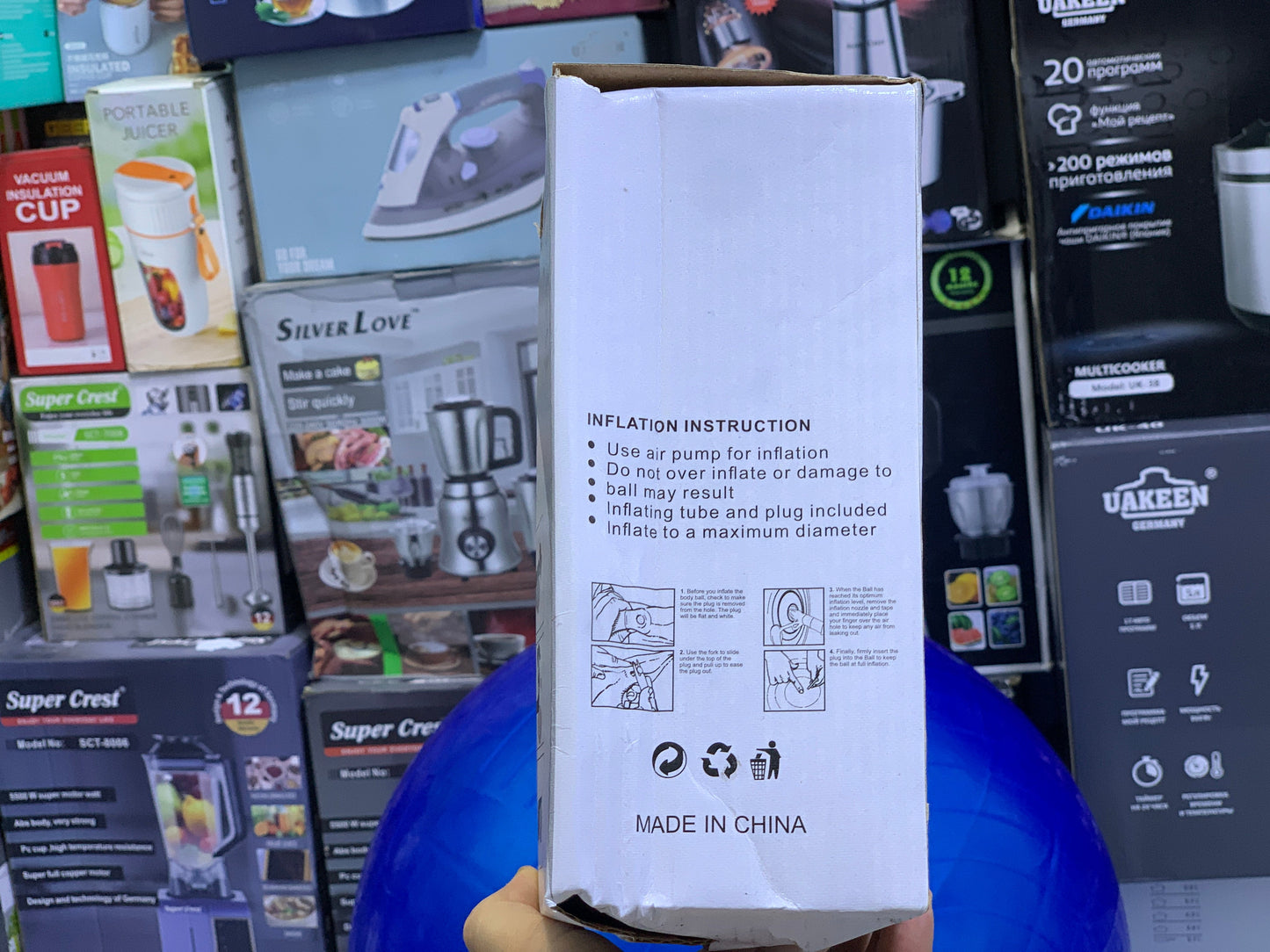 Gymnastics Ball With pump