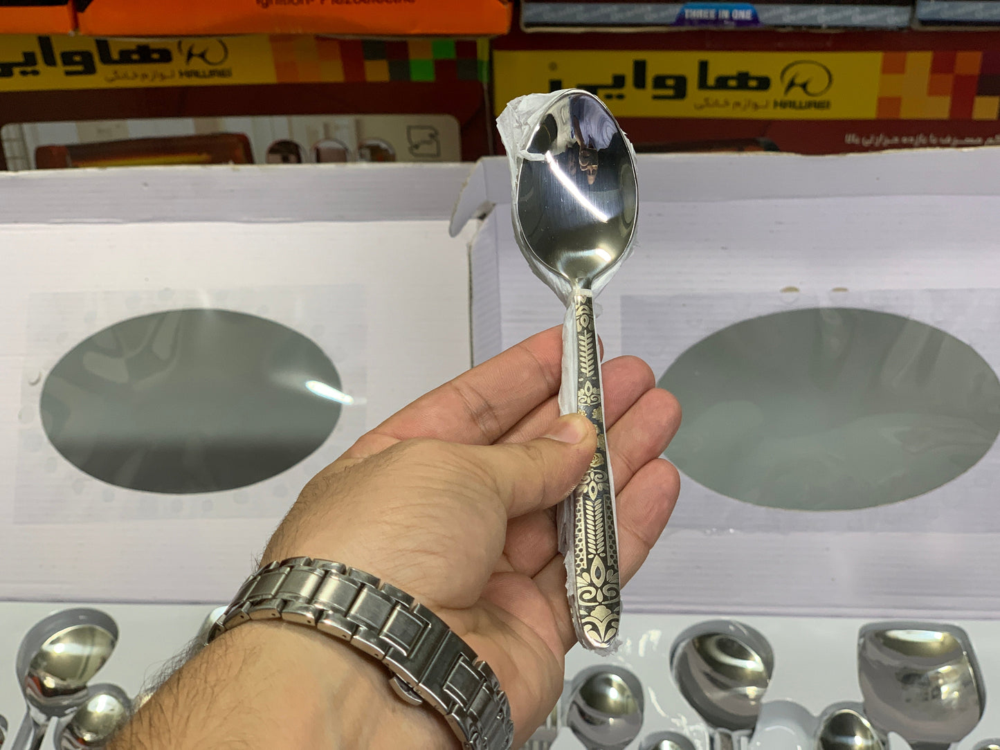 DUBAIZONES™ Arshia Stainless Steel Cutlery Set – 53 Piece