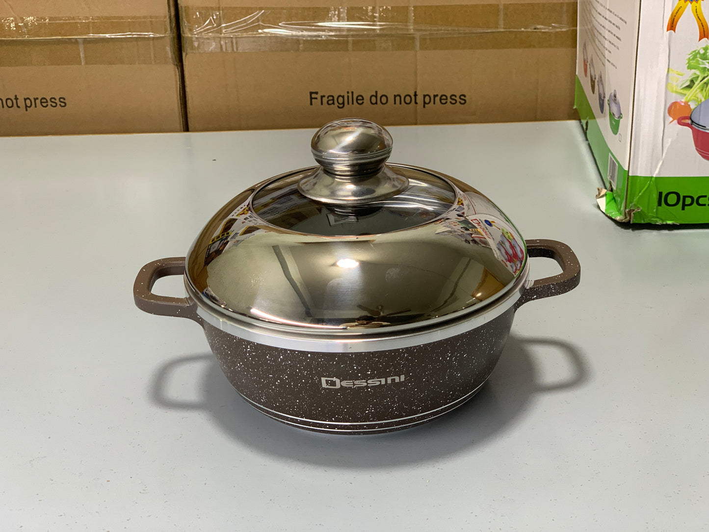 DUBAIZONES™ 10 PCS Dessini Die Cast cookware Set