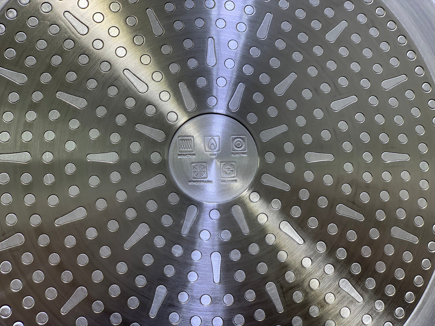 Non Stick Creepy Pans - Pizza Pan and Tawa 32cm Granite Coating Color Dark Brown