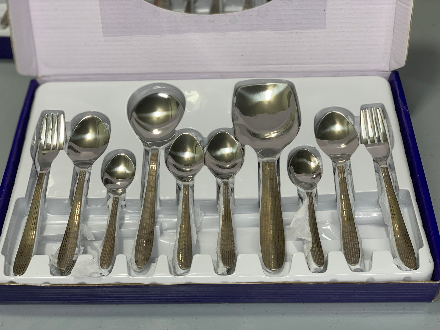 DUBAIZONES™ Arshia Stainless Steel Cutlery Set – 53 Piece