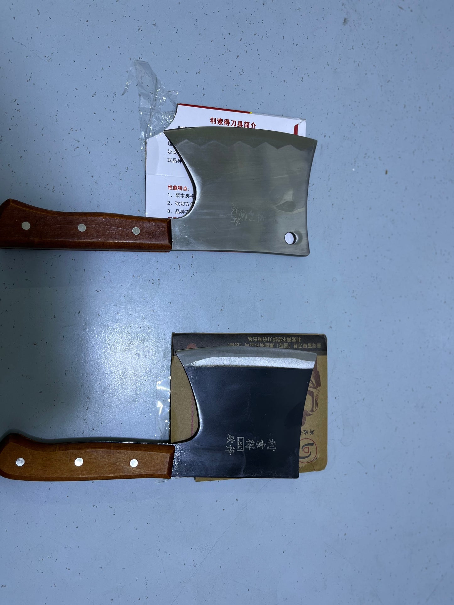 Tokah ( cleaver ) Limsuo De (利索得) brand stainless steel kitchen cleaver or meat hatchet🪓