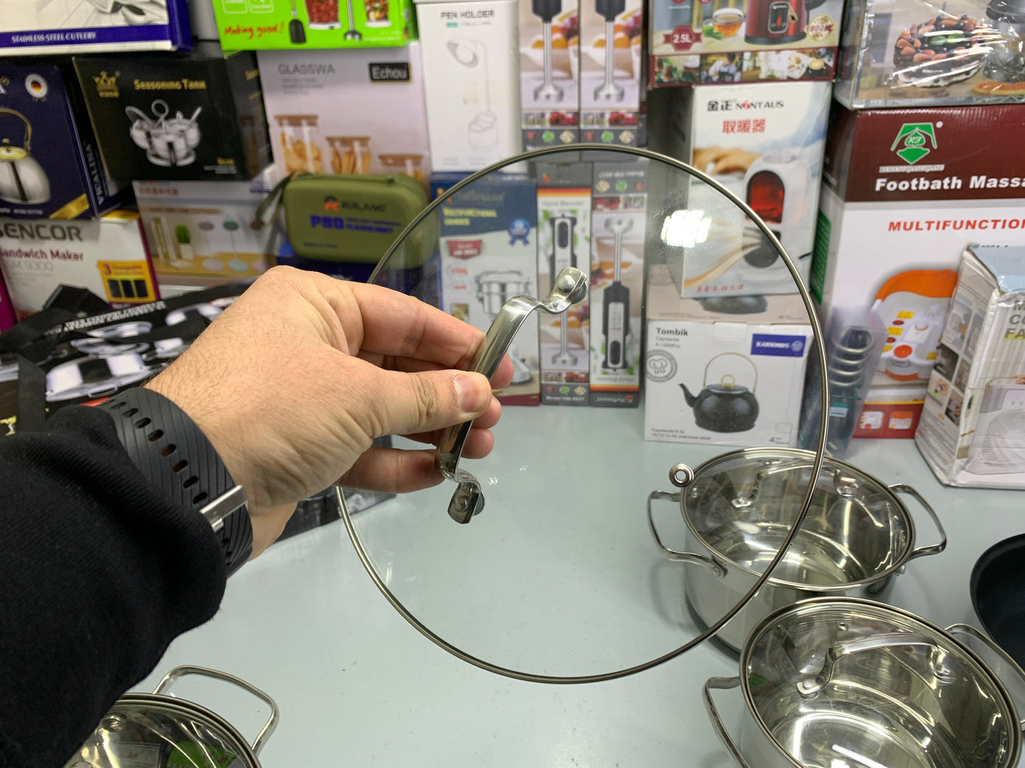 DUBAIZONES™ Zepter Brand 12 Pieces Cookware Set Stainless Steel