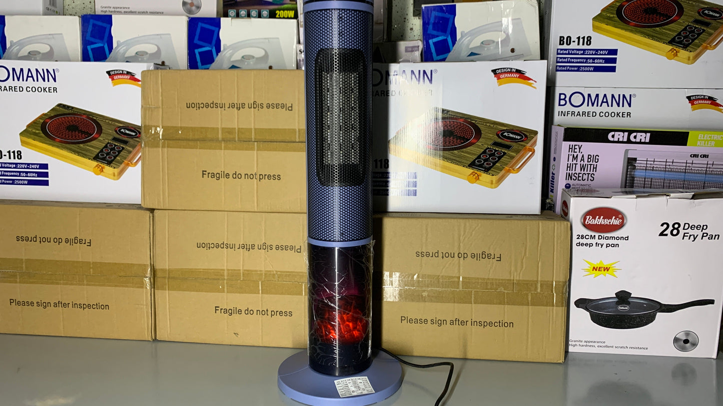 DUBAIZONES™ 3D Flaming Stand Heater – Japanese Quality with Remote Control