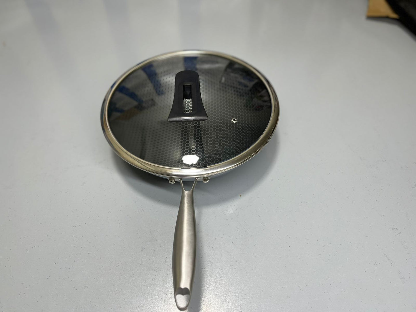 DUBAIZONES™ HoneyComb Laser Coating Deep Frying Pan