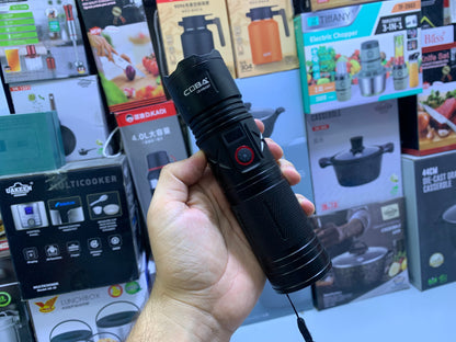 COBA Handheld Torch Model: CB-W409T Rechargeable Flashlight