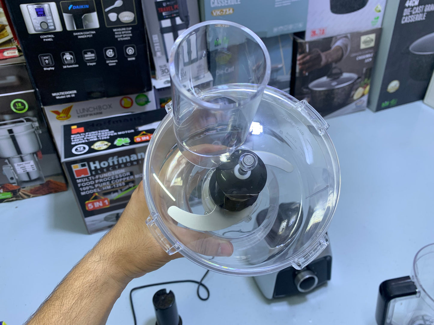 Hoffmans Electronics 5 in 1 Multifunctional Food Processor Full copper 1.5L and 1200w