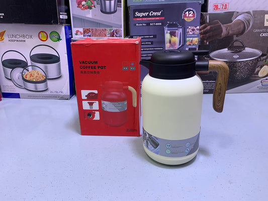 Vacuum Tea Pots 2000ml Stainless Steel SUS304, Vacuum thermos