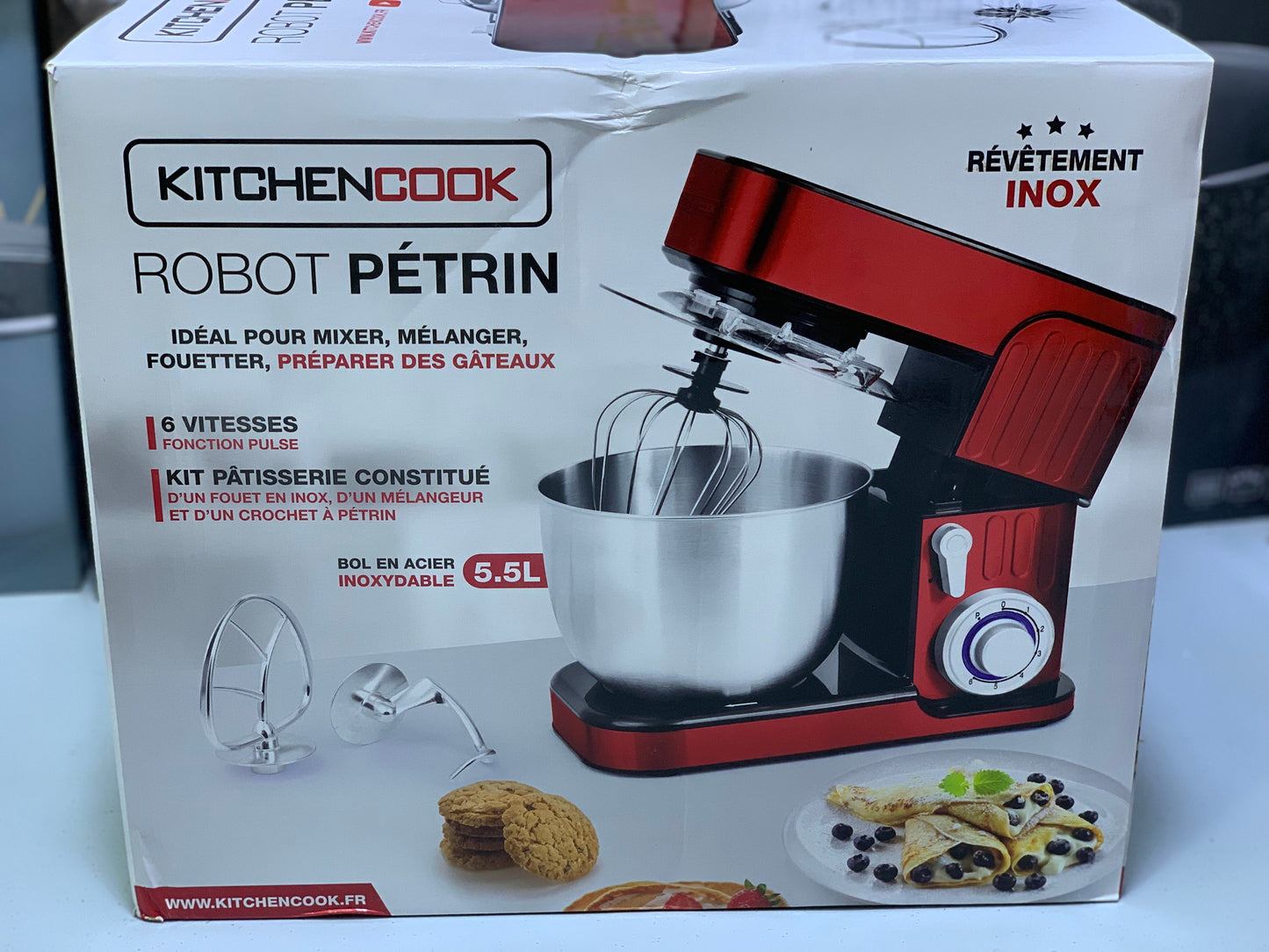 KitchenCook Stand Mixer|Ata Mixer|5.5L