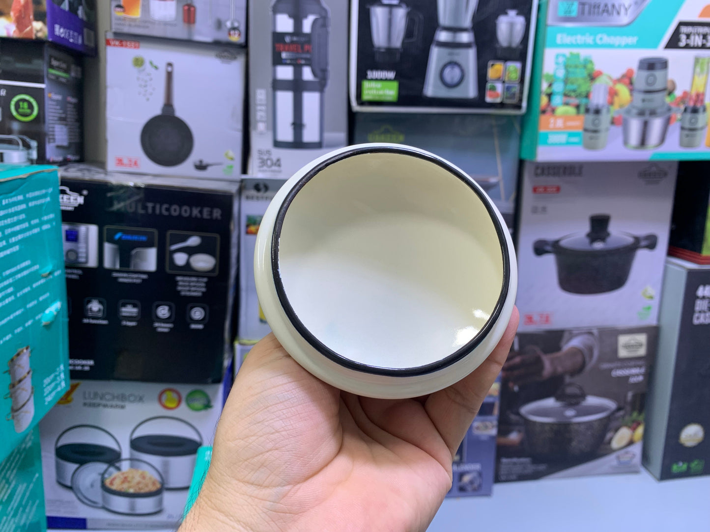 Enamel Coating Stylish Tea Kettles Two Pieces