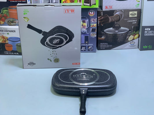 UAKEEN Original Grill Pan| 40 cm and 36 cm| Die-Casting|