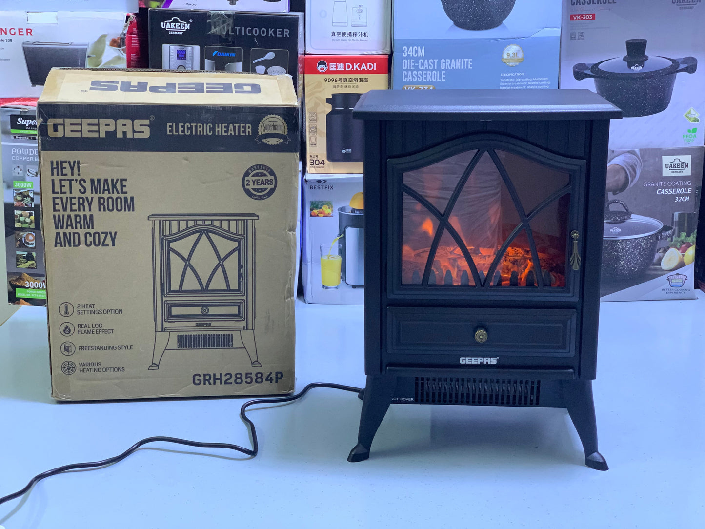 Geepas Electric Heater|1800W