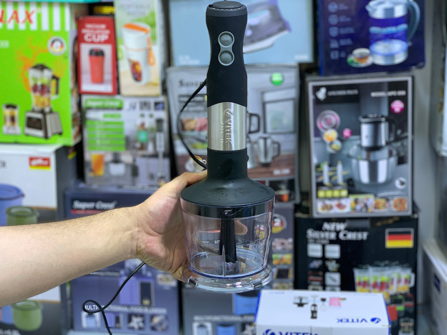 VITEK Blender Set VT-3411 ST – 800W | Stainless Steel Blades | Multi-Purpose Kitchen Tool