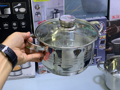 Berghome Line 16 Pieces Cookware Set Stainless Steel