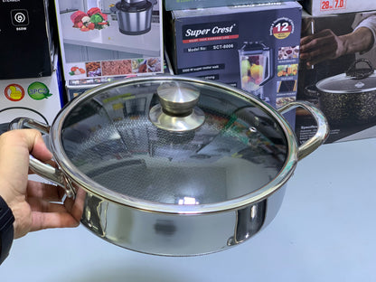 Laser Coating Shallow Casseroles Honeycomb pattern And Non Stick