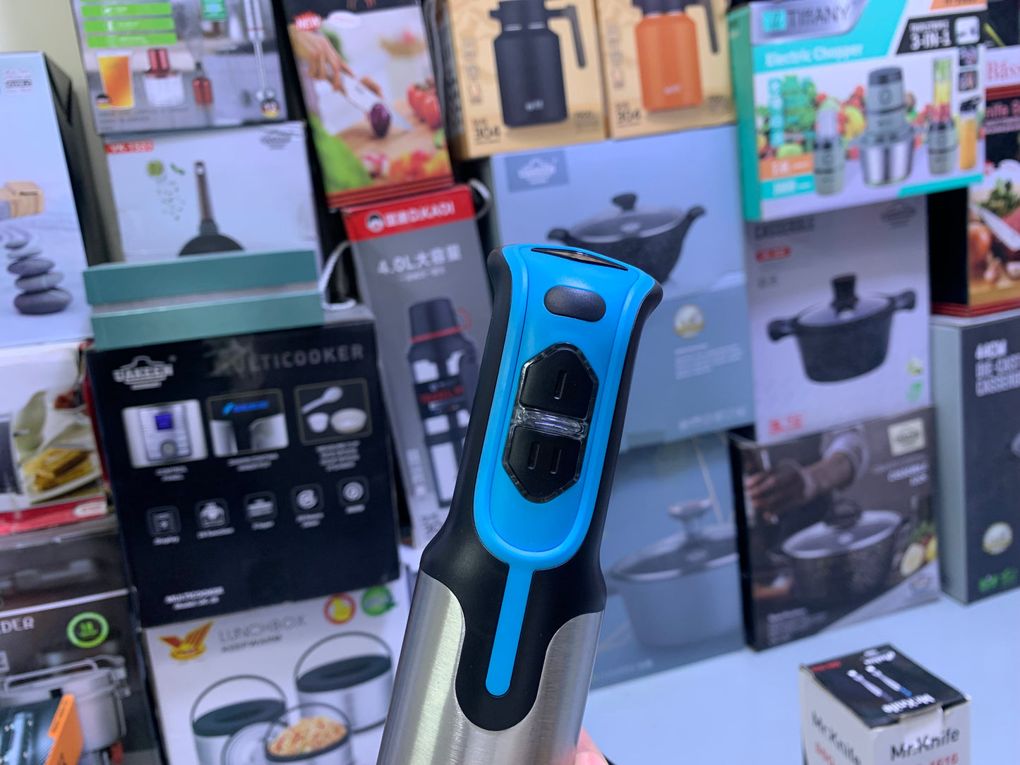 Mr Knife Hand Blender set Stainless Steel 700w