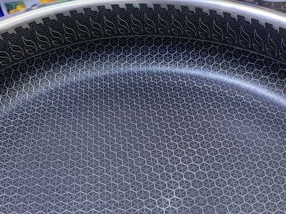 Shallow Frypan with Lid Laser Coating SUS 316