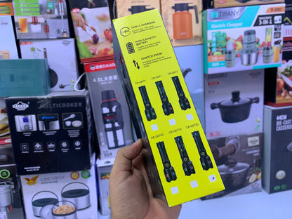 COBA Handheld Torch Model: CB-G672D USB Rechargeable Flashlight