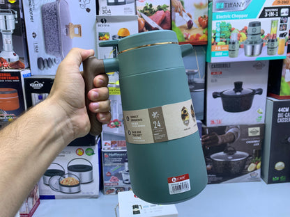 Homered Tea Thermos with Temperature Indicator SUS 304  Stainless Steel Model H0-9406 1680ml