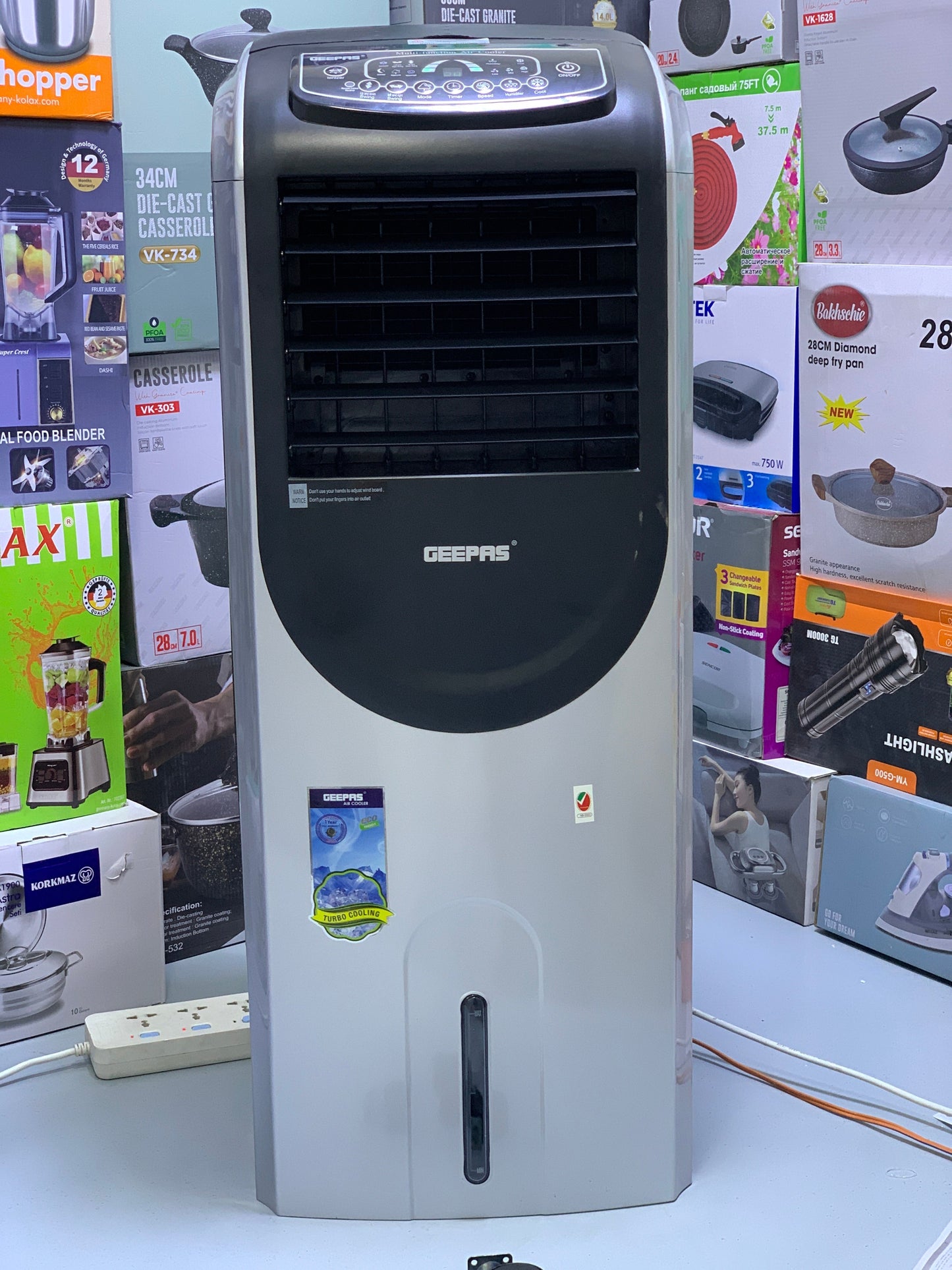 Geepas Air Cooler 150w with Big water Tank and HoneyComb cooling Technology