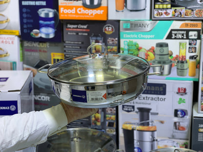 Turkey 🇹🇷 Brand Korkmaz Cookware Set 10 Pieces Stainless Steel Astra Tencere Seti 18/10 Cri-Ni