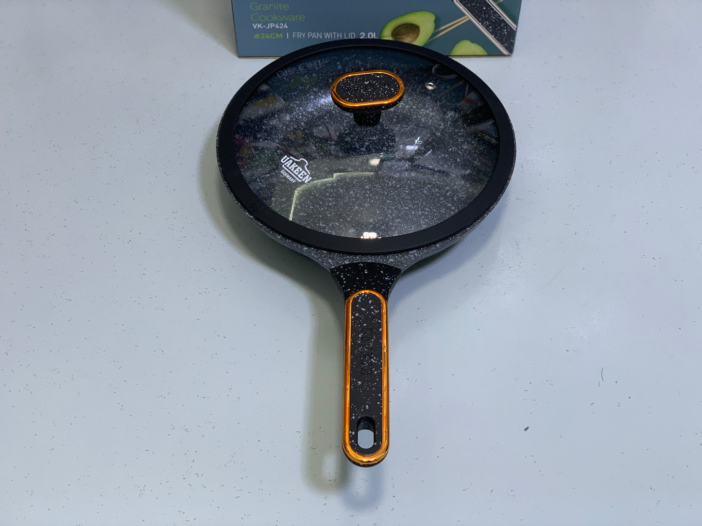 UAKEEN Die Cast Frying Pan 24cm and 2L