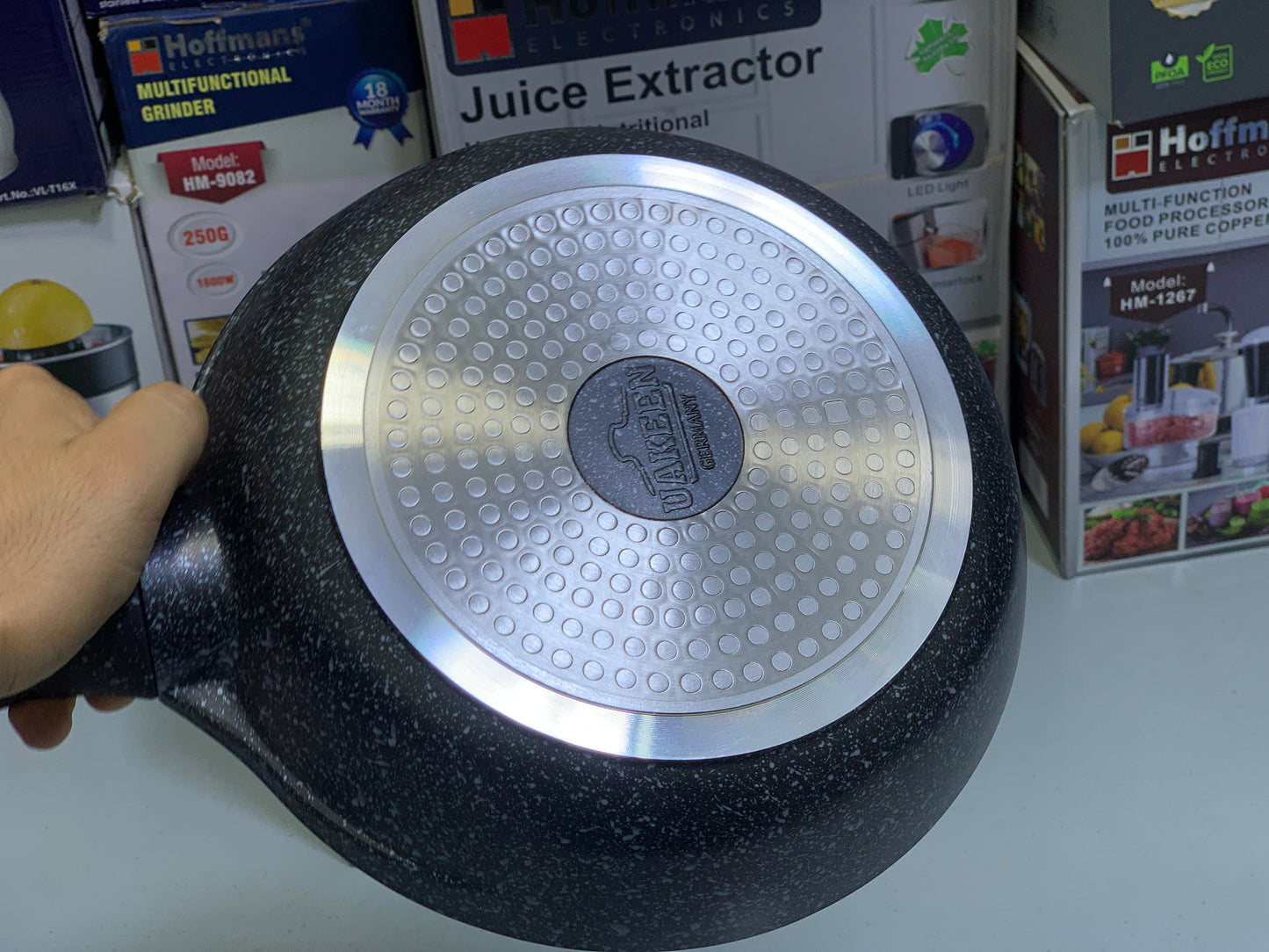 UAKEEN Die Cast Frying Pan 24cm and 2L