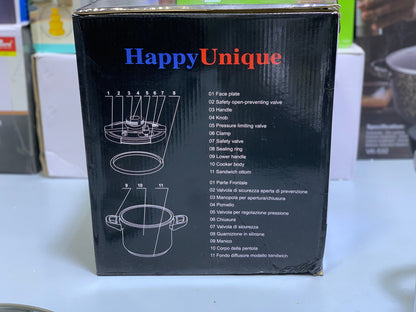 happpy unique 9L 2 in 1 Pressure Cooker Stainless Steel