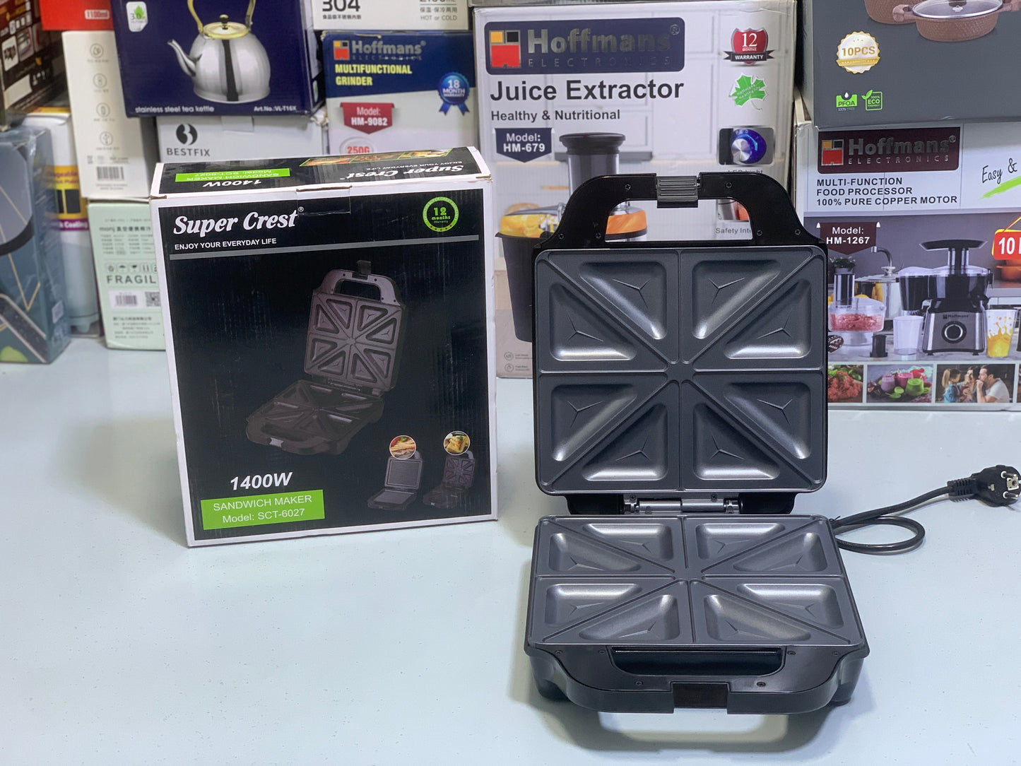 Super Crest Sandwich Maker Model SCT: