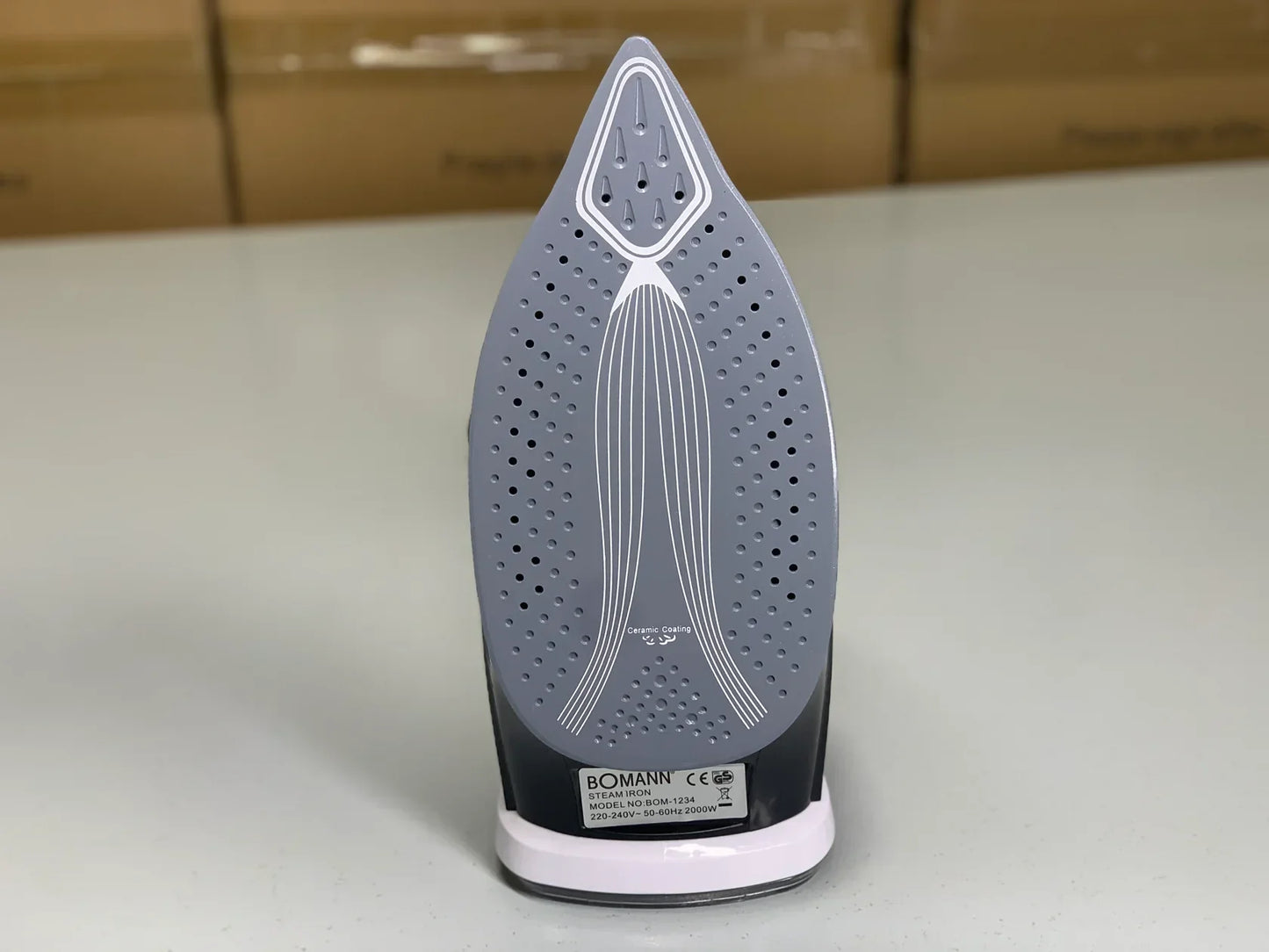 DUBAIZONES™ imported BOMANN Steam Iron – 2000W, 1-Year Warranty (made in germany)